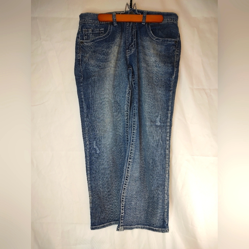 axel jeans 34x30 Wolcott Made In America Vintage Boot Cut Denim Jeans